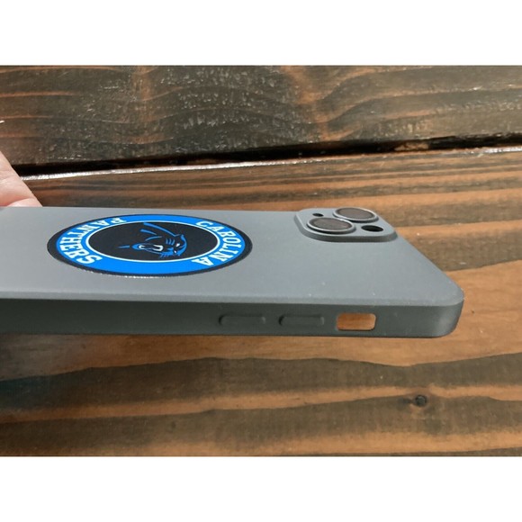 Carolina Panthers iPhone Cover iPhone 14 PLUS 6.7 Inch CASE Black New Custom - Picture 4 of 11